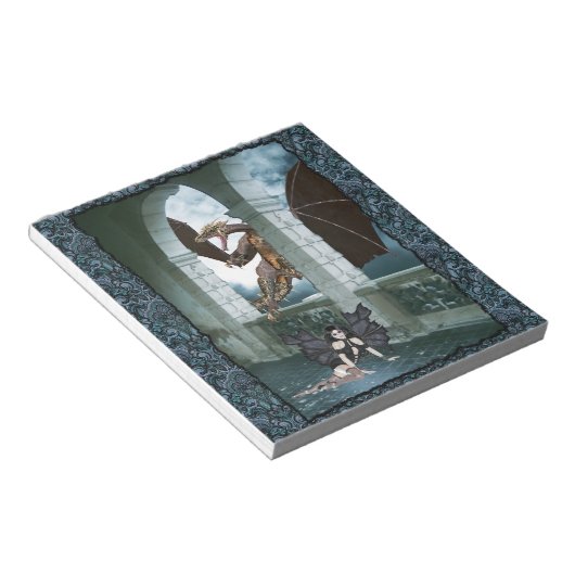 Die Lüge des Drachen Notizblock (angewinkelt)