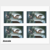 Die Lüge des Drachen Rechteckiger Aufkleber (Blatt)