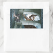 Die Lüge des Drachen Rechteckiger Aufkleber (Tasche)