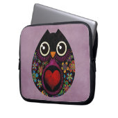 Die Luken-Laptop-Hülse der Eule Laptopschutzhülle (Vorderseite Links)