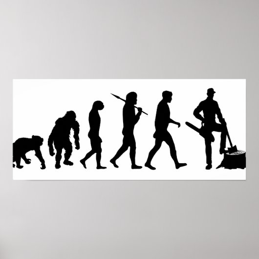 Die Lumberjack Baum Feller Loggers bunyan Arbeit Poster (Vorne)