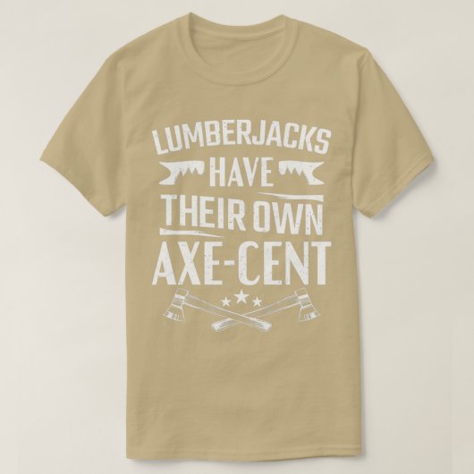 Die Lumberjacks haben ihren eigenen Axekent Lumber T-Shirt (Design vorne)