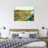 Die Lumbermühle und der Staudamm, gefüllt mit Leinwanddruck (Insitu (Schlafzimmer))