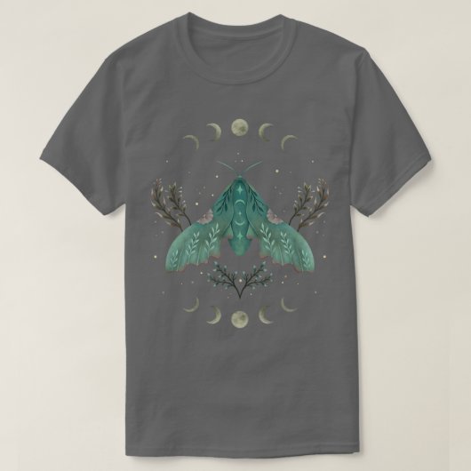 Die Luna-Motte mitten im Garten T-Shirt (Design vorne)