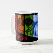 Die Lung-Hippies Kaffeetasse (Vorderseite Links)