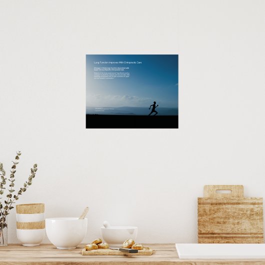 Die Lungenfunktion verbessert sich mit der Chiropr Poster (Küche)