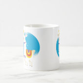 Die lustige Arbeit von Zuhause ist Llamazing Lama Kaffeetasse (Mittel)