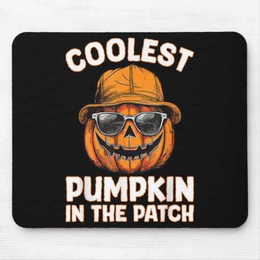 Die lustige Coole Kürbis im Patcherhaus Mousepad (Vorne)