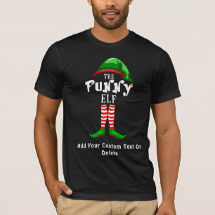 Die lustige ELF-Weihnachtsfamilie, die Elf gleicht T-Shirt