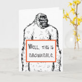 Die lustige Empathiekarte Das ist abscheulich Karte (Gelbe Blume)