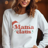 Die lustige Familie Mama Claus Sweatshirt