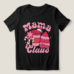 Die lustige Familie Mama Claus Tri-Blend Shirt