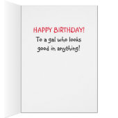 Die lustige Geburtstagskarte für sie (Innen (Rechts))