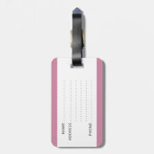 Die lustige Gepäckmarke mit "My Stuff" darauf Gepäckanhänger (Rückseite vertikal)