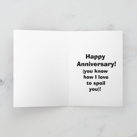 Die lustige Jubiläumskarte für seine Spectickles Karte (Innenseite)