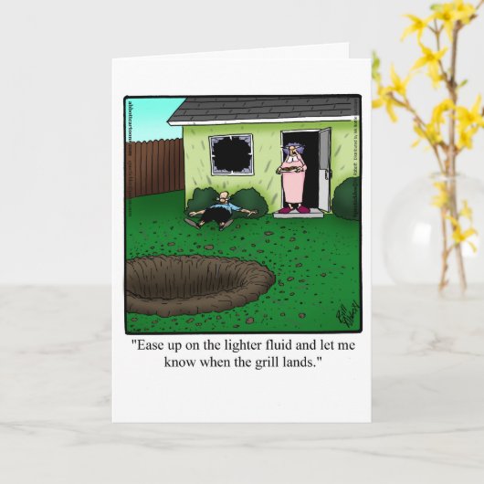 Die lustige Jubiläumskarte für seine Spectickles Karte (Gelbe Blume)