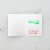 Die lustige Karte (Innenseite)