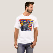 Die lustige Katze spielt T - Shirt. T-Shirt (Vorne ganz)