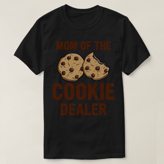 Die lustige Mama der Cookies T-Shirt (Design vorne)