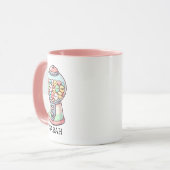 Die lustige Niedliche Gummiballmaschine, Name der Tasse (Vorderseite Links)