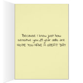 Die lustige Personalisierte Geburtstagskarte der F (Innen (Rechts))