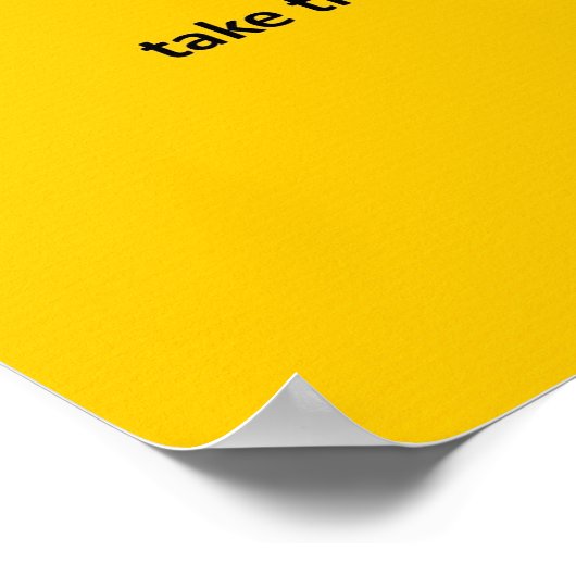 Die lustige Philosophie, wenn das Leben dir Lemons Poster (Ecke)