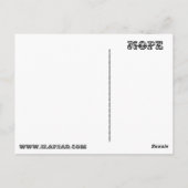 Die lustige Postkarte der Nope Card (Rückseite)