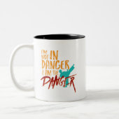 Die lustige schwarze Gürtel Kampfkunst Ich bin die Zweifarbige Tasse (Links)