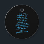 Die lustige Tochter im Jura zu meiner lieben Tocht Geschenkanhänger<br><div class="desc">Die lustige Tochter im Jura zu meiner lieben Tochter im Jura</div>