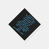 Die lustige Tochter im Jura zu meiner lieben Tocht Serviette (Ecke)