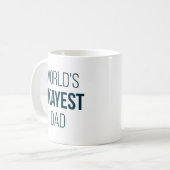 Die lustige Vatertags-Tasse Kaffeetasse (Vorderseite Links)