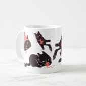 Die lustige Welt der Katzen Kaffeetasse (Vorderseite Links)