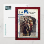 Die lustige Witwe Postkarte (Vorne/Hinten)