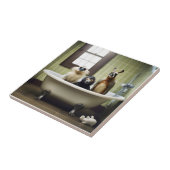 Die lustigen Tiere im Bad Fliese (Seite)