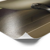 Die lustigen Tiere im Bad Fotodruck (Ecke)