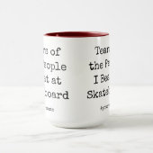 Die lustigen Tränen der Leute, die ich auf Skatebo Tasse (Zentrum)
