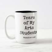 Die lustigen Tränen meiner Kunstschüler | Zeichnen Zweifarbige Tasse (Links)