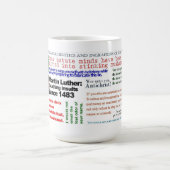 Die lutherische Beleidigungs-Tasse Kaffeetasse (Mittel)