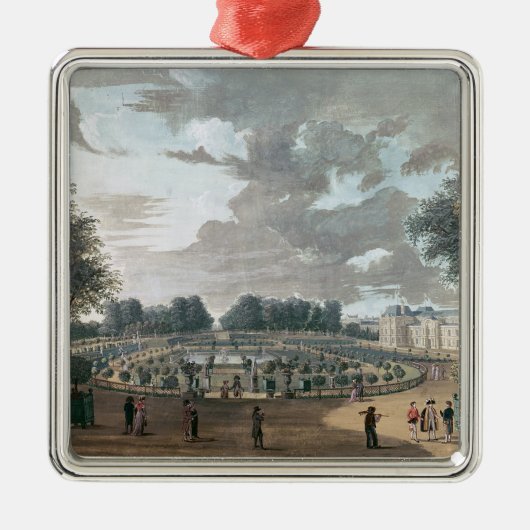 Die Luxemburg-Gärten Silbernes Ornament (Vorne)