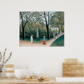 Die Luxemburger Gärten. Denkmal für Chopin Poster (Küche)