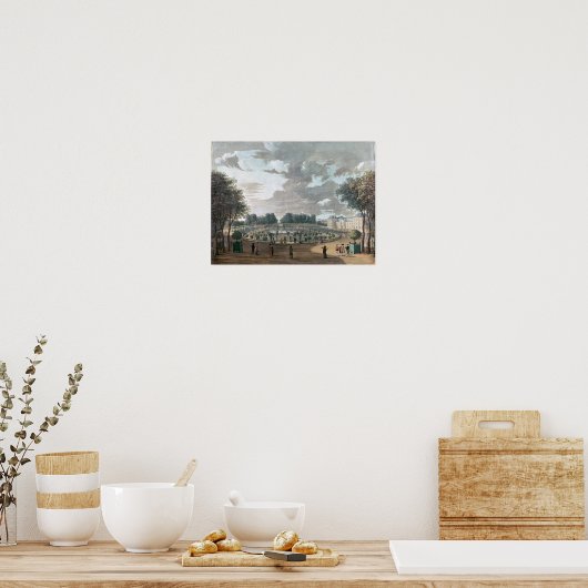 Die Luxemburger Gärten Poster (Küche)