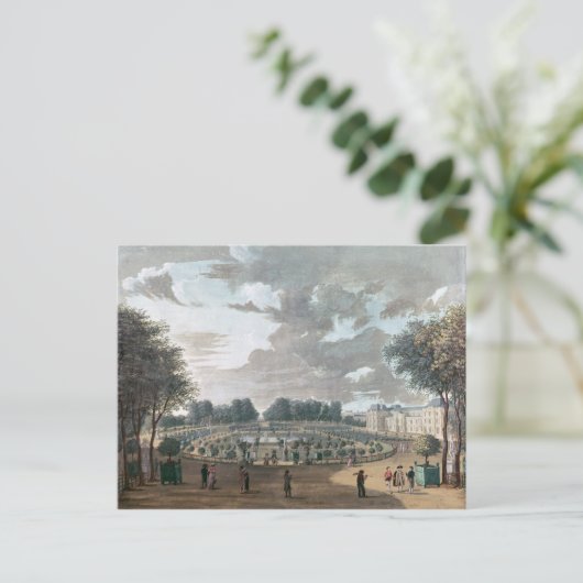 Die Luxemburger Gärten Postkarte (Stehend Vorderseite)