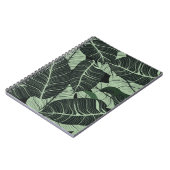 Die luxuriöse Natur verlasse den Hintergrund. Blum Notizblock (Linke Seite)