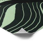 Die luxuriöse Natur verlasse den Hintergrund. Blum Poster (Ecke)