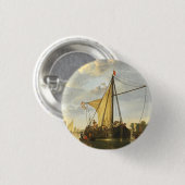 Die Maas bei Dordrecht Aelbert Cuyp Button (Vorne & Hinten)