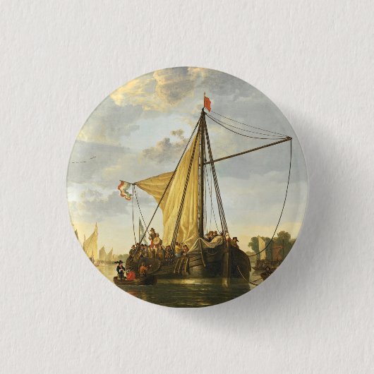 Die Maas bei Dordrecht Aelbert Cuyp Button (Vorderseite)