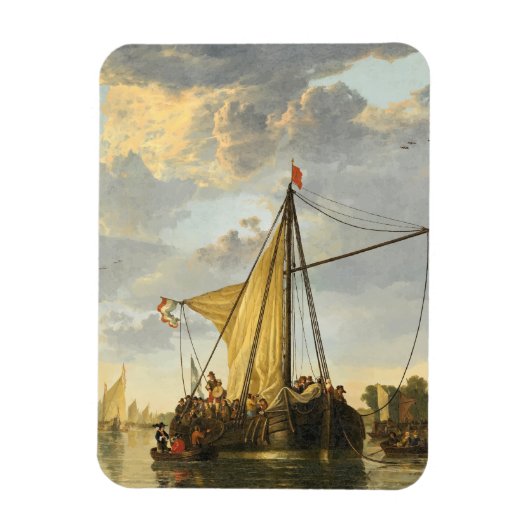 Die Maas bei Dordrecht Magnet (Vertikal)