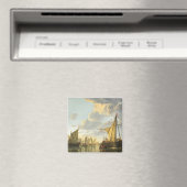 Die Maas in Dordrecht Magnet (In Situ (Geschirrspüler))