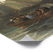 Die Maas in Dordrecht von Aelbert Cuyp Poster (Ecke)