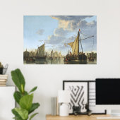 Die Maas in Dordrecht von Aelbert Cuyp Poster (Heimbüro)